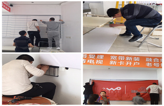 孙健经理和刘义装置灯箱和桌子.png 孙健经理和刘义装置灯箱和桌子.png